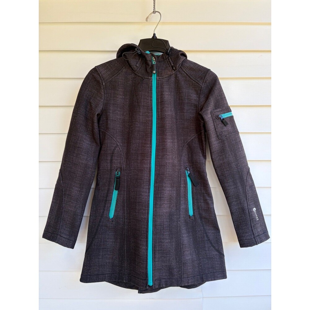 Halifax Traders Women's Gray Coat Hooded Jacket Size XS